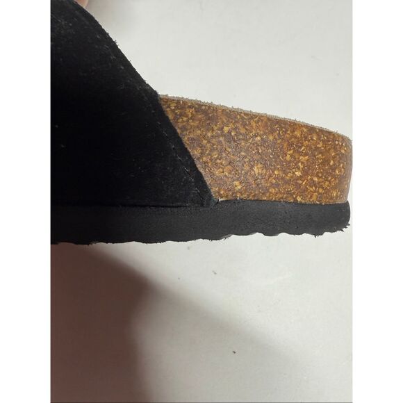 NWOT Kidmi Boston Style Clogs Black Suede Size 42 EU/ 11 USWomen’s /9,5US Men’s - Picture 5 of 9